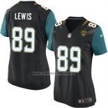 Camiseta NFL Game Mujer Jacksonville Jaguars Lewis Negro