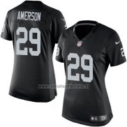 Camiseta NFL Game Mujer Las Vegas Raiders Amerson Negro