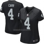 Camiseta NFL Game Mujer Las Vegas Raiders Carr Negro
