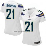 Camiseta NFL Game Mujer Los Angeles Chargers Tomlinson Blanco