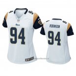 Camiseta NFL Game Mujer Los Angeles Rams A'shawn Robinson Blanco