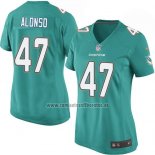 Camiseta NFL Game Mujer Miami Dolphins Alonso Verde