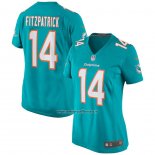 Camiseta NFL Game Mujer Miami Dolphins Ryan Fitzpatrick Verde