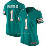 Camiseta NFL Game Mujer Miami Dolphins Tua Tagovailoa Alterno Verde