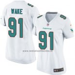 Camiseta NFL Game Mujer Miami Dolphins Wake Blanco