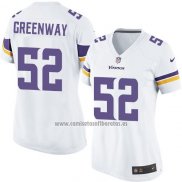 Camiseta NFL Game Mujer Minnesota Vikings Greenway Blanco