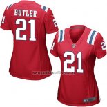 Camiseta NFL Game Mujer New England Patriots Butler Rojo