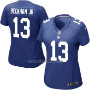 Camiseta NFL Game Mujer New York Giants Beckham Jr Azul