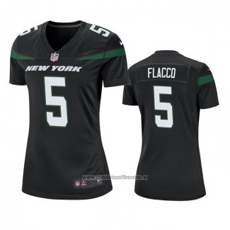 Camiseta NFL Game Mujer New York Jets Joe Flacco Negro