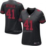 Camiseta NFL Game Mujer San Francisco 49ers Bethea Negro