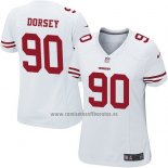 Camiseta NFL Game Mujer San Francisco 49ers Dorsey Blanco