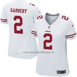 Camiseta NFL Game Mujer San Francisco 49ers Gabbert Blanco