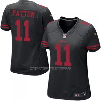 Camiseta NFL Game Mujer San Francisco 49ers Patton Negro