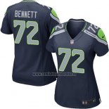 Camiseta NFL Game Mujer Seattle Seahawks Bennett Azul Oscuro