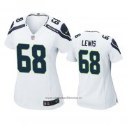 Camiseta NFL Game Mujer Seattle Seahawks Damien Lewis Blanco