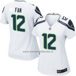 Camiseta NFL Game Mujer Seattle Seahawks Fan Blanco