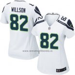 Camiseta NFL Game Mujer Seattle Seahawks Willson Blanco