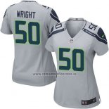 Camiseta NFL Game Mujer Seattle Seahawks Wright Gris