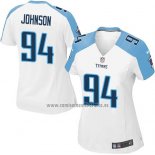 Camiseta NFL Game Mujer Tennessee Titans Johnson Blanco