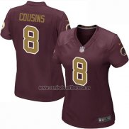 Camiseta NFL Game Mujer Washington Commanders Cousins Marron