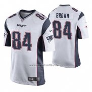 Camiseta NFL Game New England Patriots Antonio Brown Blanco