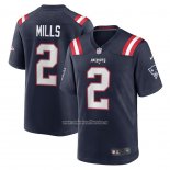 Camiseta NFL Game New England Patriots Jalen Mills Azul