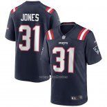 Camiseta NFL Game New England Patriots Jonathan Jones Azul