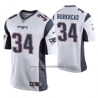 Camiseta NFL Game New England Patriots Rex Burkhead Blanco