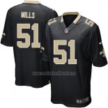 Camiseta NFL Game New Orleans Saints Mills Negro