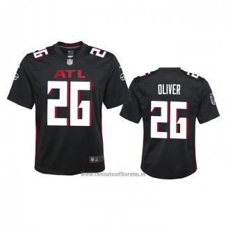 Camiseta NFL Game Nino Atlanta Falcons Isaiah Oliver 2020 Negro
