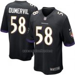 Camiseta NFL Game Nino Baltimore Ravens Dumervil Negro