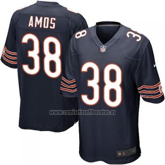 Camiseta NFL Game Nino Chicago Bears Amos Blanco Negro