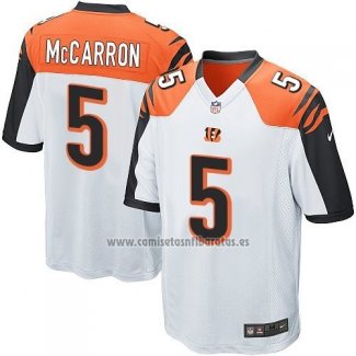 Camiseta NFL Game Nino Cincinnati Bengals McCarron Blanco