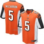 Camiseta NFL Game Nino Cincinnati Bengals McCarron Naranja