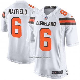 Camiseta NFL Game Nino Cleveland Browns Baker Mayfield Blanco