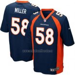 Camiseta NFL Game Nino Denver Broncos Miller Azul Oscuro