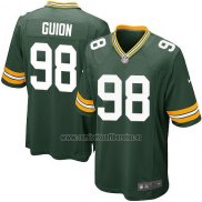 Camiseta NFL Game Nino Green Bay Packers Guion Verde Militar