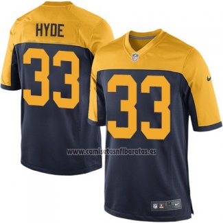 Camiseta NFL Game Nino Green Bay Packers Hyde Negro Amarillo