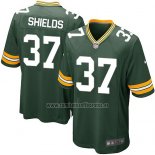 Camiseta NFL Game Nino Green Bay Packers Shields Verde Militar