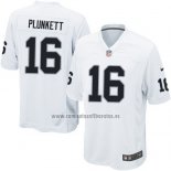 Camiseta NFL Game Nino Las Vegas Raiders Plunkett Blanco