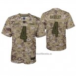 Camiseta NFL Game Nino Los Angeles Chargers Michael Badgley Camuflaje 2018 Salute To Service