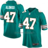 Camiseta NFL Game Nino Miami Dolphins Alonso Verde Oscuro