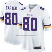 Camiseta NFL Game Nino Minnesota Vikings Carter Blanco