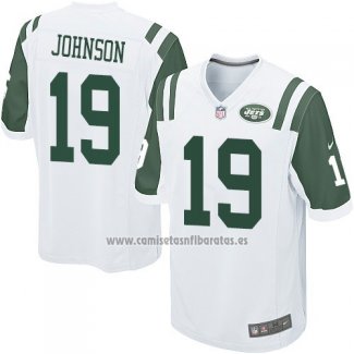 Camiseta NFL Game Nino New York Jets Johnson Blanco