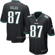 Camiseta NFL Game Nino Philadelphia Eagles Gelek Negro