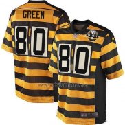 Camiseta NFL Game Nino Pittsburgh Steelers Green Amarillo