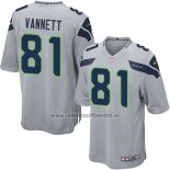Camiseta NFL Game Nino Seattle Seahawks Vannett Gris