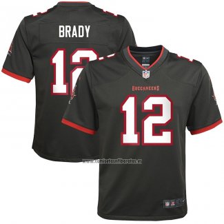 Camiseta NFL Game Nino Tampa Bay Buccaneers Tom Brady Alterno Gris