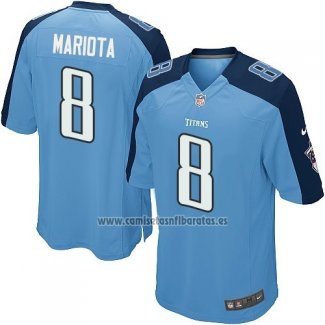 Camiseta NFL Game Nino Tennessee Titans Mariota Azul