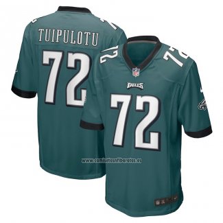 Camiseta NFL Game Philadelphia Eagles Marlon Tuipulotu Verde